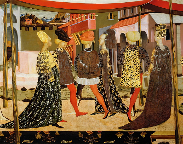 Lo Scheggia, part. Scena di Danza. Cassone Adimari, 1450