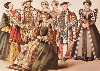 Moda nel XVI secolo: abiti maschili e femminili