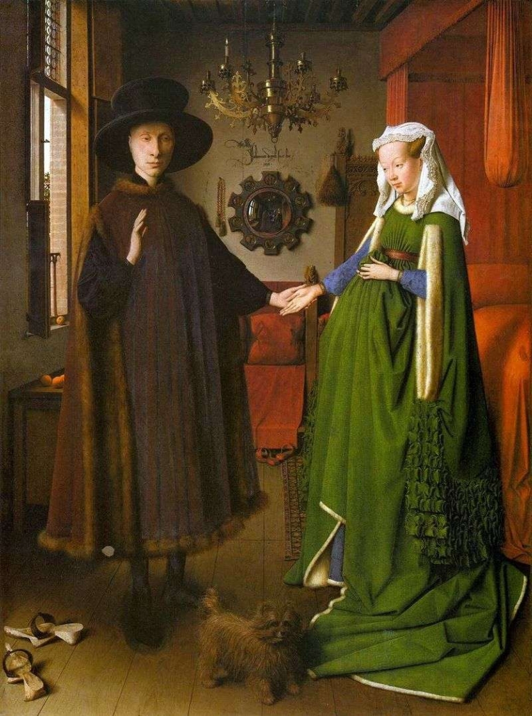 Van Eyck, I coniugi Arnolfini, 1434.