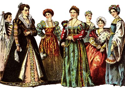 Moda femminile nella prima metà del XVI secolo