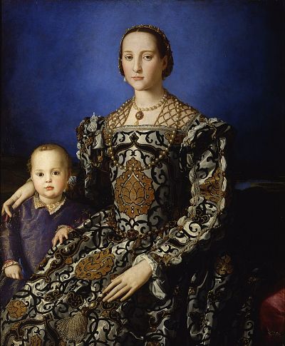 Agnolo Bronzino, Eleonora di Toledo con il figlio Giovanni, 1545. Firenze, Uffizi