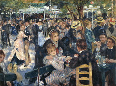 Renoir, Bal au Moulin de la Galette, 1876. Parigi, Musé d'Orsay