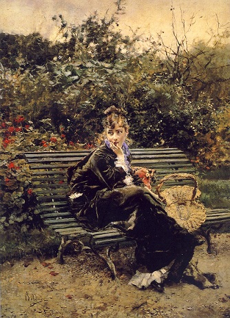 G. Boldini, Sulla panchina al Bois