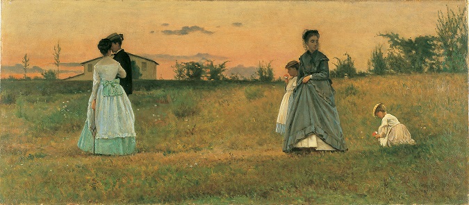 I Macchiaioli Toscani, S. Lega I fidanzati, 1869