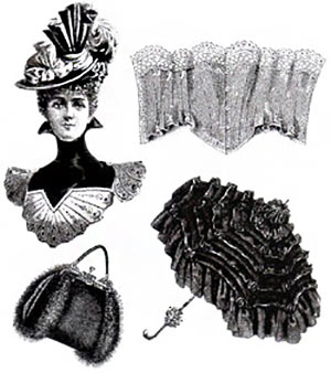 Moda in epoca Vittoriana, accessori
