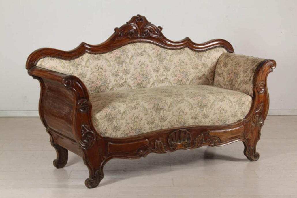 Arredamento nella secondametà del XIX secolo, divano