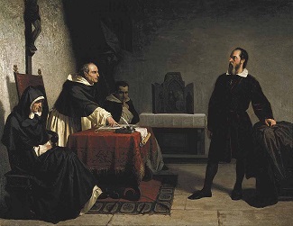 I Macchiaioli, C. Banti, Galileo davanti all'Inquisizione