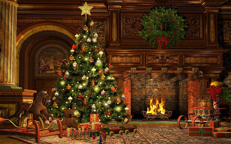 epoca Vittoriana, albero di Natale