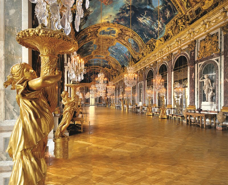 Storia dello specchio: la galleria degli specchi a Versailles