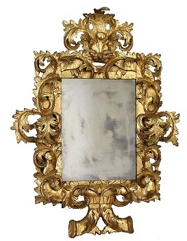 Storia dello specchio: specchiera barocca