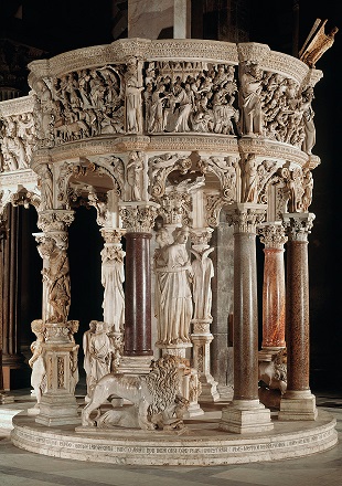 Giovanni Pisano, Pulpito cattedrale Pisa.