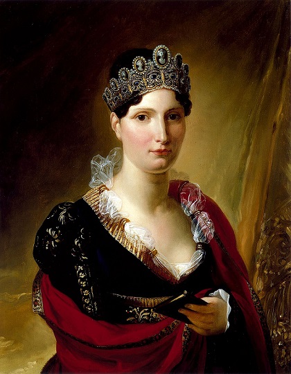 Elisa Bonaparte ritratto di pittore francese