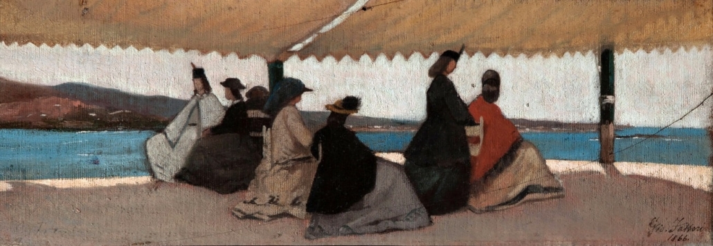 Giovanni Fattori, La Rotonda di Palmieri a Livorno