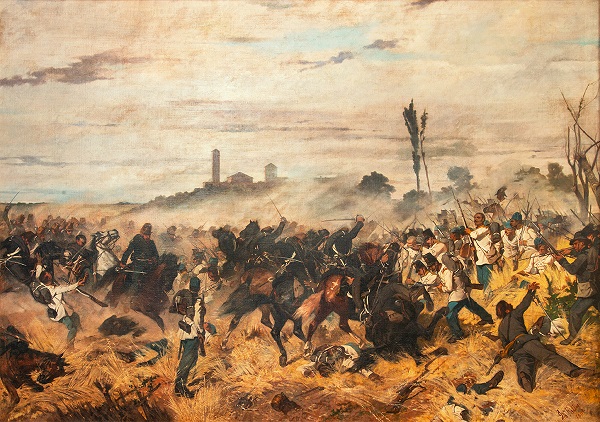 Fattori, Carica di cavalleria a Montebello: il dipinto rappresenta il nuovo corso della pittura di Fattori aggiornata sulle ricerche dei Macchiaioli