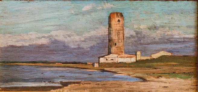 mostra Fattori: la mostra espone anche la tavoletta La Torre Rossa conservata nello stesso Museo Civico di Livorno
