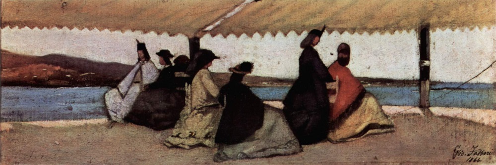 La Rotonda: La Rotonda di Palmieri la famosa tavoletta di Fattori
