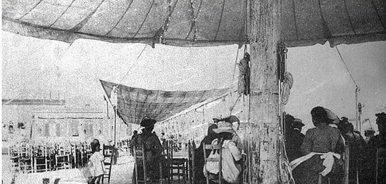 La Rotonda in una foto d'epoca