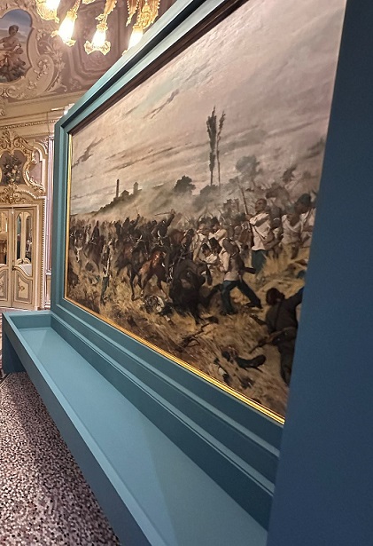 Mostra di Fattori allestimento del doppio dipinto