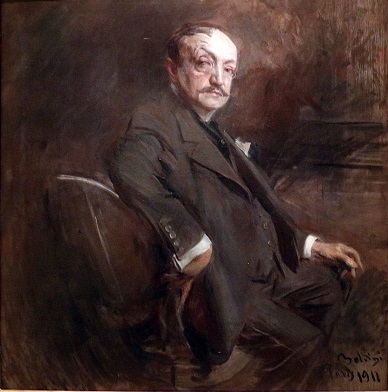 G. Boldini, Autoritratto presente alla mostra Giovanni Boldini. La seduzione della pittura