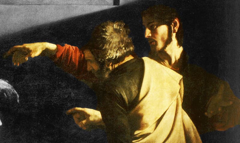 I dettagli dell'arte: la mano di Gesù